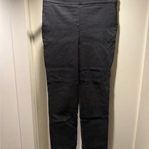 NWOT Hilary Radley Black and Silver Checkered Pants